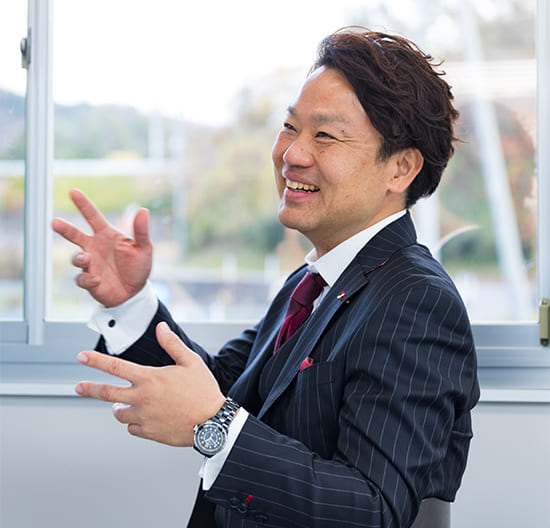 笑顔の代表取締役
